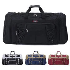 Heavy Duty Training Gym Sports Football Duffle Bag Holdall Travel Luggage Carry