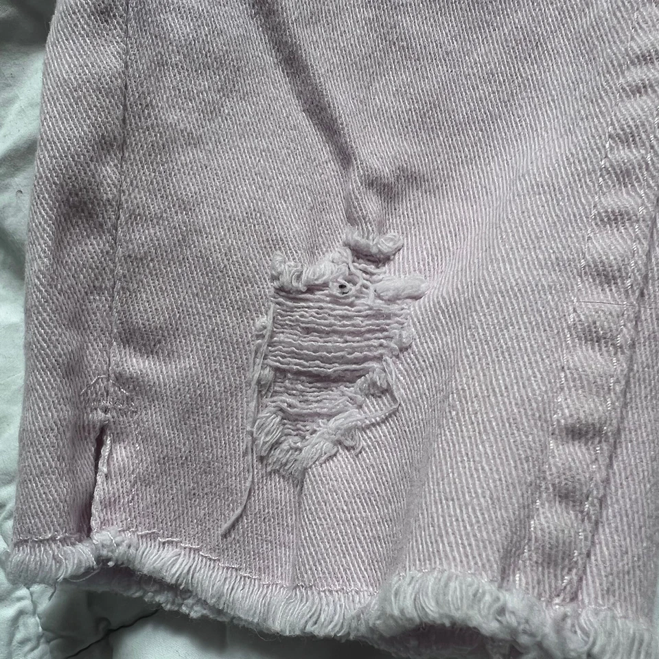 Capri Skimmer Levi’s para niñas talla 7 punk desgastado elástico Foto 2 de 4