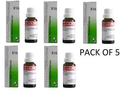 Dr Reckeweg R16 Migraine Headache Drops 22ml Pack of 5 | Natural Relief