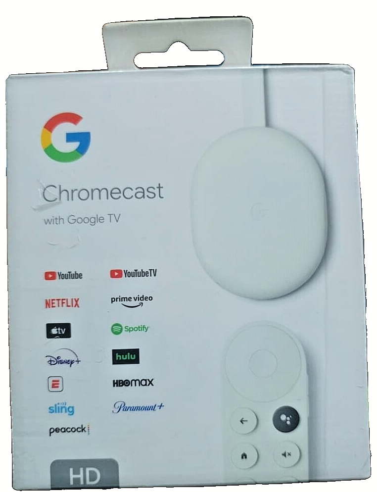 美品中古]Chromecast with Google TV 4K Snow