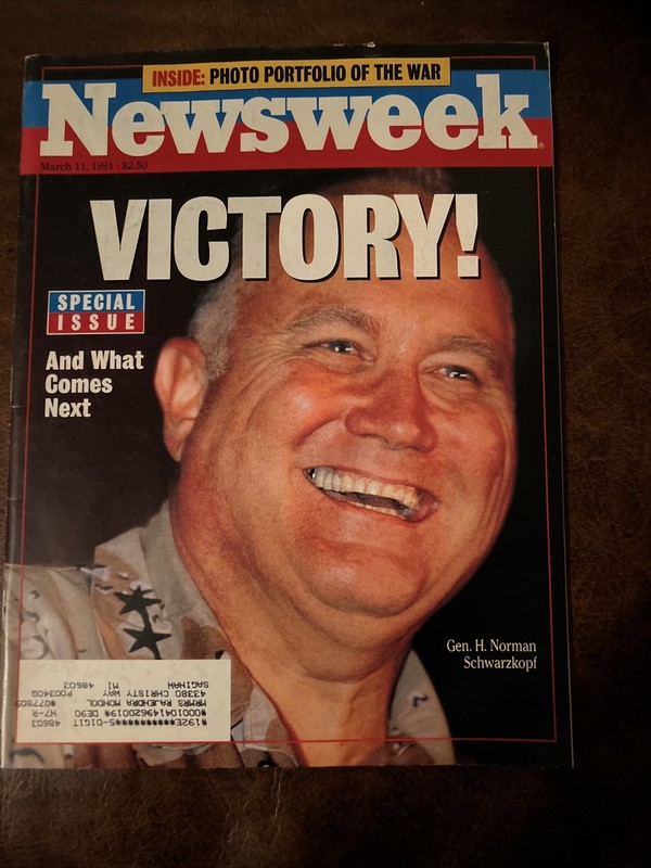Newsweek magazine Victory special issue Norman Schwarzkopf March 1991