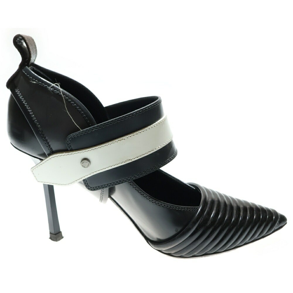 Louis Vuitton Shoes Pumps Heel EU 36.5 US 6.5 Leather Black Authentic thumbnail 18