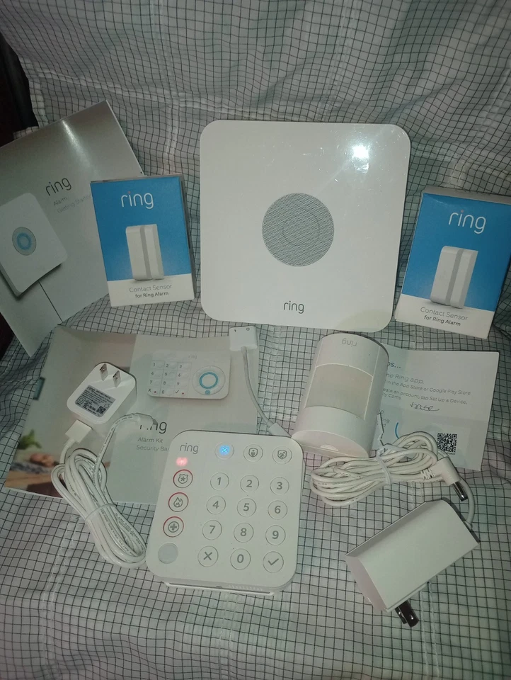 Ring Alarm Home Security Kit 2nd Gen Wireless - 8 Piece - White - Image 4 of 4