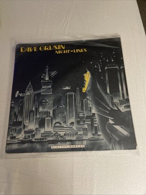 Dave Grusin Lp Night - Lines On Grp - Vg++ To Nm!/ Vg++