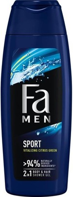 Fa Mens Shower Gel Active Sport Ginkgo 250 Ml