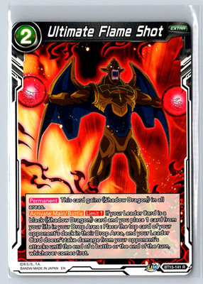 Dragon Ball Super TCG Saiyan Showdown #BT15-141 R Ultimate Flame Shot