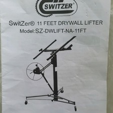 Switzer Drywall Lift / Lifter 11Ft Hoist Plaster Board Panel Sheet Heavy Duty 