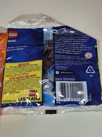 LEGO LOT OF 2 Chima Polybag 30262 - Gorzan & Sykor NEW IN BAG MAKE OFFER