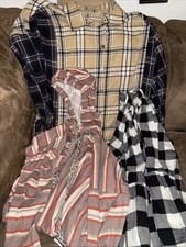 Lot of Three Long Sleeve Mixed Brands Now N Forever/Cato/Haptics Size Large