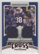 2021 Panini Rookies & Stars Cross Training Relics 40/199 Rhamondre Stevenson 2t9