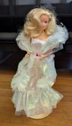 VINTAGE Barbie Clothes 1983 Barbie "Crystal Doll" Dress and Boa NO DOLL