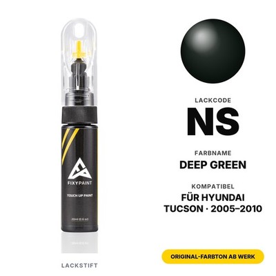 Touch Up Paint Pen For Hyundai Tucson NS Deep Green Set Paint Repair Pen Kit