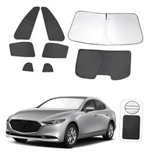 8PCS Windshield Sun Shade Custom Fit for 2019-2024 2025 Fit 2019-2025 Mazda 3