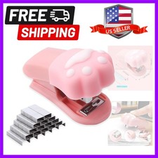 Pink Mini Staple with 400 Staples, Cute Desk Tool for Office, Home, School | ...