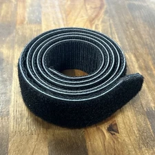 46.5” Black Military Hook & Loop Heavy Duty Webbing Inner Belt