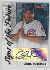 2007 Bowman Signs of the Future Chris Robinson #SOF-CR Auto n8a