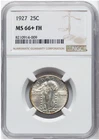 1927 Standing Liberty Quarter NGC MS 66+ FH