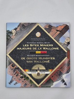 KMS Belgien 2013 FDC Wallonie Rarität Limitierte Edition nur 2000 Sets Medaille