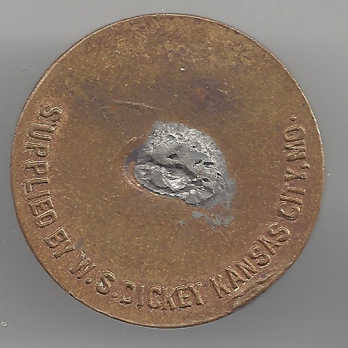 Moneda Ficha Teddy Roosevelt 1904 "The Rough Riders Brigade" - Imagen 2 de 2