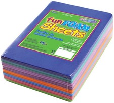 Krafty Kids Foam Sheets 4"X6" 1.5mm 30/Pkg-Fashion Colors