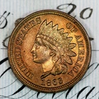 * 1863 * SUPERB+ GEM BU MS INDIAN HEAD PENNY * FROM ORIGINAL COLLECTION