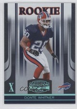 2006 Donruss Gridiron Gear Rookie Platinum X's 5/25 Donte Whitner #142 0f6