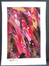 One Of A Kind  - Original COLORFUL ABSTRACT  Acrylic  Painting