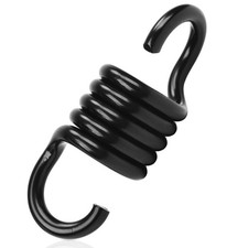 Hammock Chair Spring 550lb Heavy Duty Swing Suspension Porch Hanger Black