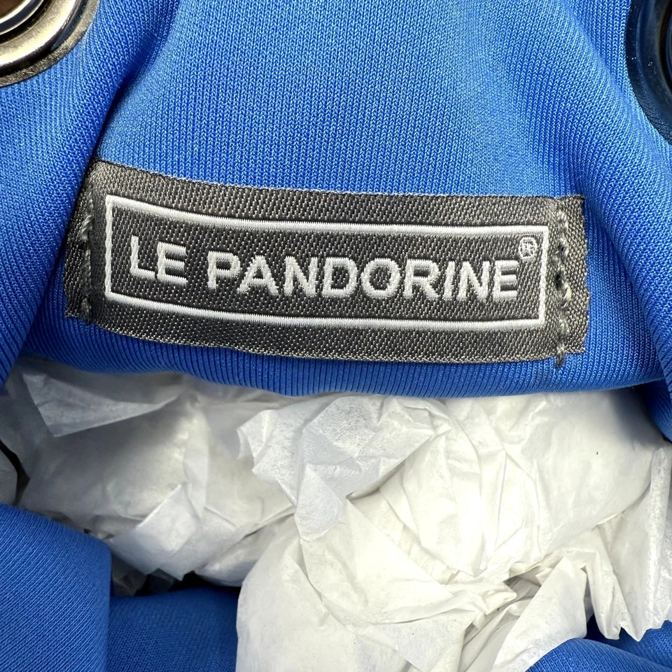 Bolsa de ombro Le Pandorine lantejoulas glitter tiracolo designer festa evento feriado - Imagem 2 de 4