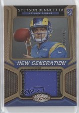 2023 Certified New Generation Jerseys Mirror Bronze /349 Stetson Bennett IV 18ap