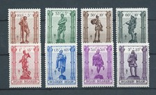 BELGIQUE - 1943 YT 615 à 622 - TIMBRES NEUFS** MNH