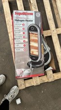 Image of SupaWarm 1200W Deluxe Slimline Halogen Heater (SHHD1200B) DAMAGED BOX