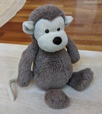 Jellycat Bashful Monkey Plush London Lovey Soft Toy Stuffed Retired READ