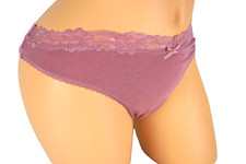 .VTG VICTORIA'S SECRET HIGH LEG THONG PANTY M