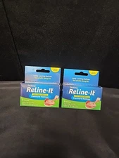 2pc Lot Dentemp Denture Reliner Zinc Free Formula Reline-It 2ct Each 