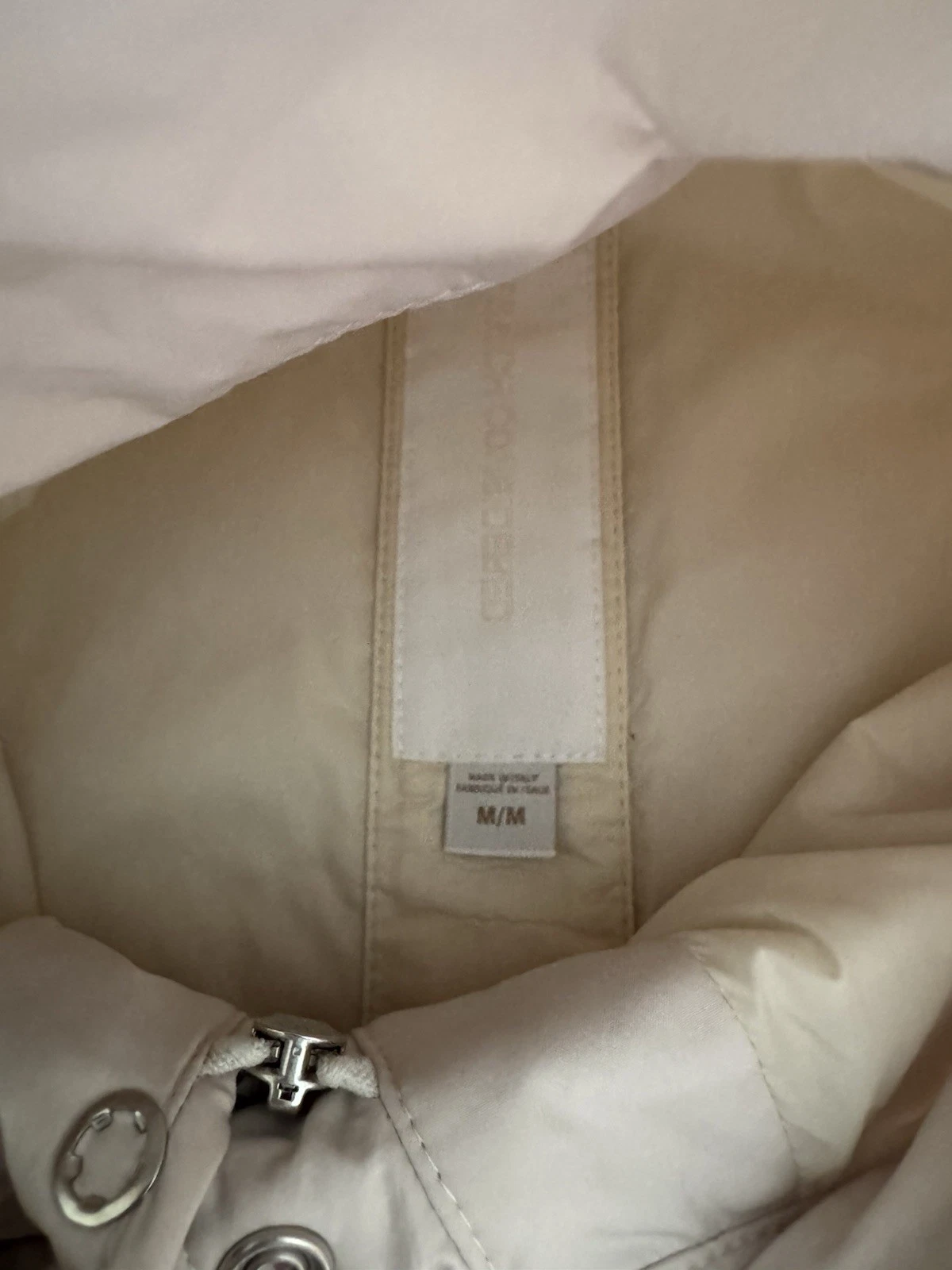 Nike $500 Men’s Medium ESC Made In Italy Down Filled Vest Wheat Ivory DH2884-790 image 4