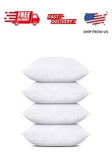 Utopia Bedding 18x18 White Throw Pillow Inserts (Set of 4) – Decorative Pillows