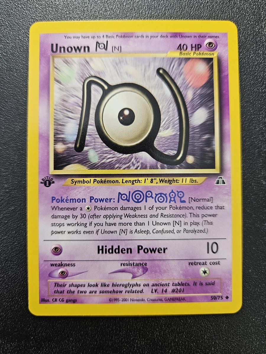 Unown Pokémon TCG Cards for sale | eBay