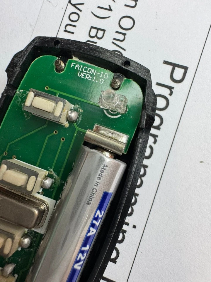 2; keyless remote key fob Falcon-10 1877526 entry transmitter car control 311MHz - Image 3 of 4