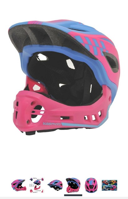 kiddimoto full face helmet