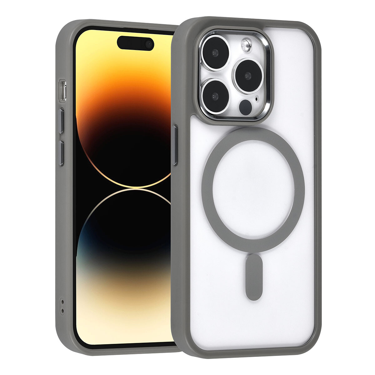 MagSafe Compatible iPhone 14 Pro Case - Grey