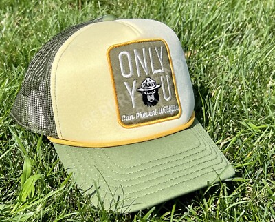 Authentic Smokey The Bear Snapback Patch Hat Official Licensed Only  Wildfires