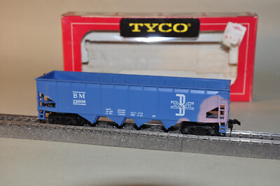TYCO - Carro HOPPER da 40' della BOSTON & MAINE - MACCHIA - scatola originale