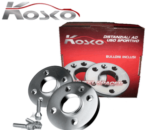 BMW SERIE 3 COPPIA DISTANZIALI RUOTE 20 MM 1998-/>2005 CON BULLONI E46
