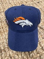 Denver Broncos Hat Select Series Reebok NFL Adjustable Cap Blue Football Shield