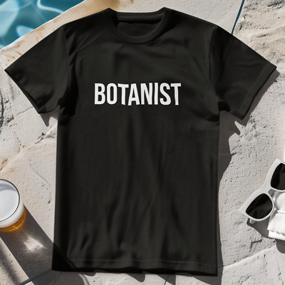 BOTANIKER T-SHIRT - Botanik Pflanzenwissenschaftler Biologie grün Umwelt Naturforscher