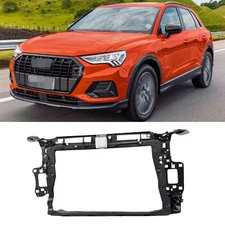 Black Steel & Plastic Radiator Support For 2019-2024 Audi Q3