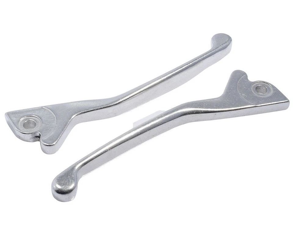 Kit levier de frein gauche / droite argent pour Piaggio NRG, Gilera Runner, Vesp - Photo 1/1