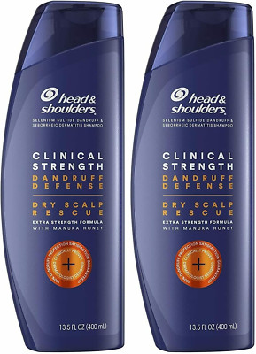 Head and Shoulders Shampoo, Clinical Strength Dandruff Defense (2er Pack)