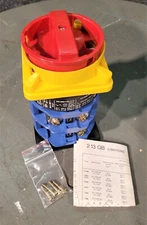 KRAUS & NAIMER C125 ROTARY SWITCH 125A 50hp, 600 VAC, 3 Phase, A292-621 VE